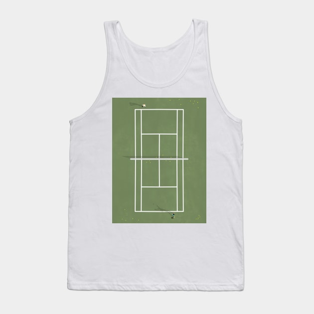 Tennis Court From Above Tank Top by From Above